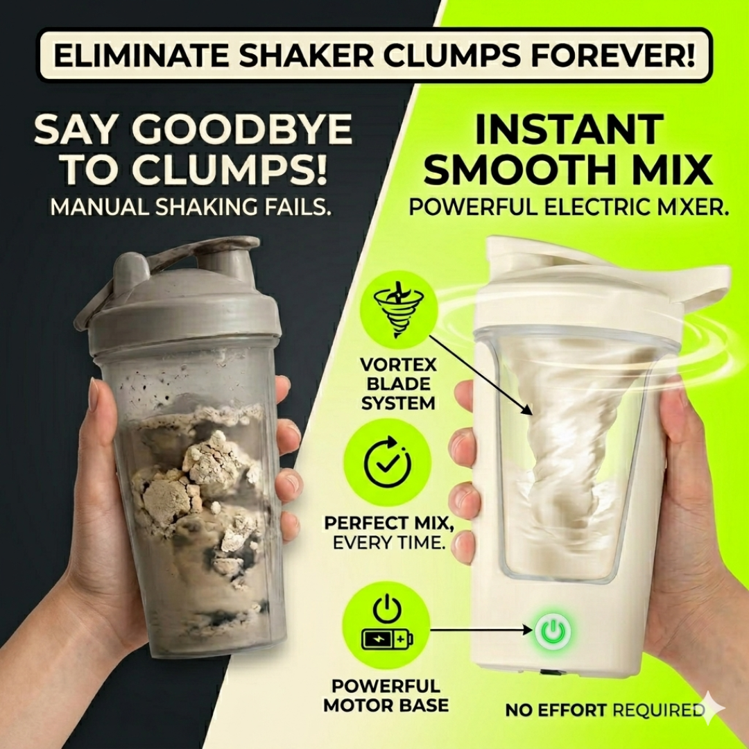 Autoshaker, mix your supplement anywhere, anytime